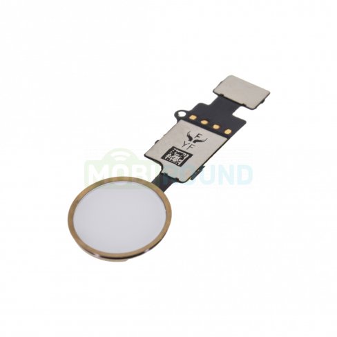 Кнопка (механизм) Home для Apple iPhone 7 / iPhone 7 Plus / iPhone 8 и др. (сенсорная / в сборе) (золото)