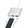 USB HUB (разветвитель) Hoco HB14 Easy, USB 3.0 (0.15 м)