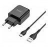 Сетевое зарядное устройство (СЗУ) Hoco N2 Vigour (USB) + кабель Type-C, 2 А