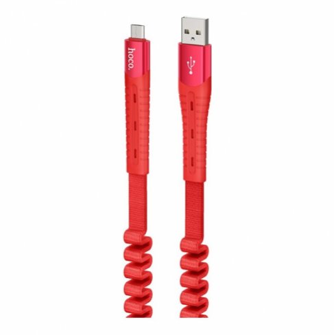 Дата-кабель Hoco U78 USB-MicroUSB, 1.2 м (красный)