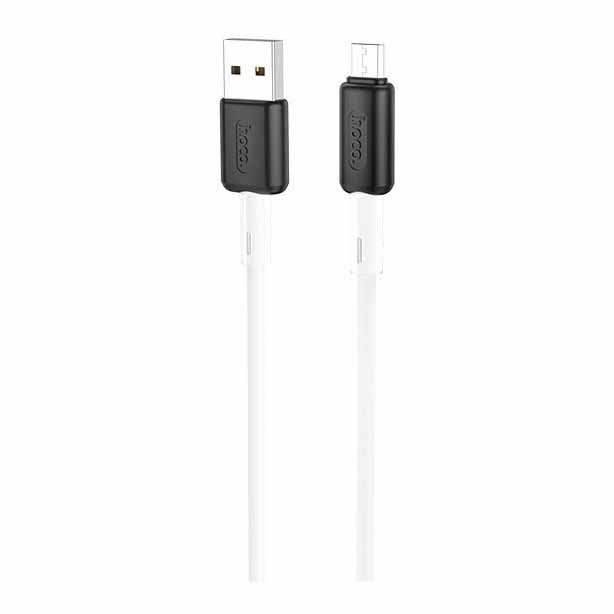 Дата-кабель Hoco X48 USB-MicroUSB, 1 м, белый