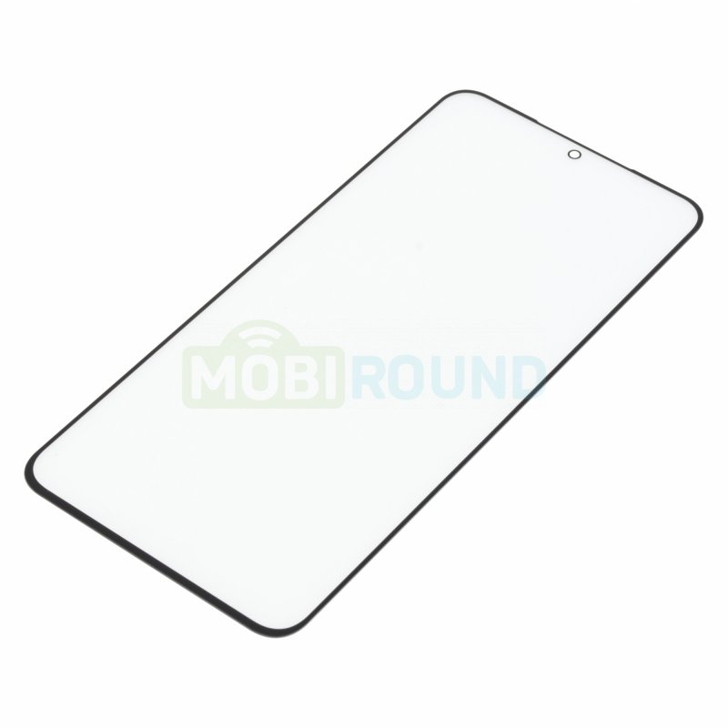 Стекло модуля для Samsung G996 Galaxy S21+, черный, AA
