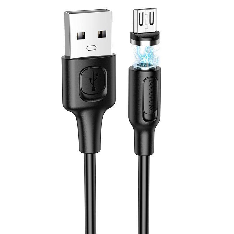 Кабель Borofone BX41 USB-Lightning, 1 м, черный