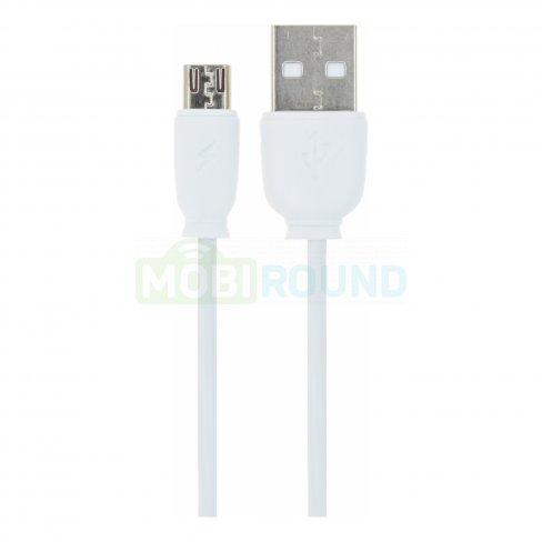 Дата-кабель Remax RC-134m USB-MicroUSB, 1 м (белый)