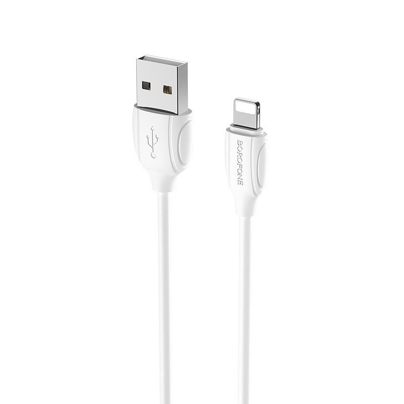 Дата-кабель Borofone BX19 USB-Lightning, 1 м, белый