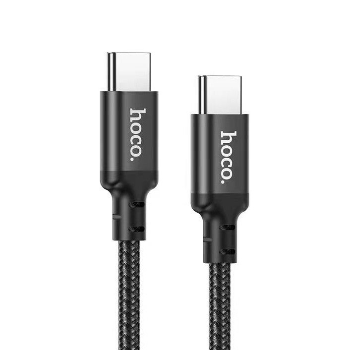 Дата-кабель Hoco X14 Type-C-Type-C (PD 60 Вт) 1 м, черный