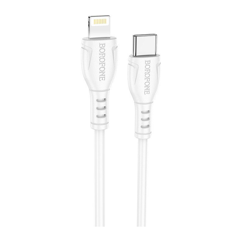 Дата-кабель Borofone BX51 Type-C-Lightning, 1 м, белый