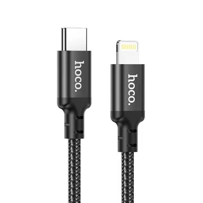 Дата-кабель Hoco X14 Type-C-Lightning (PD 20 Вт) 1 м, черный