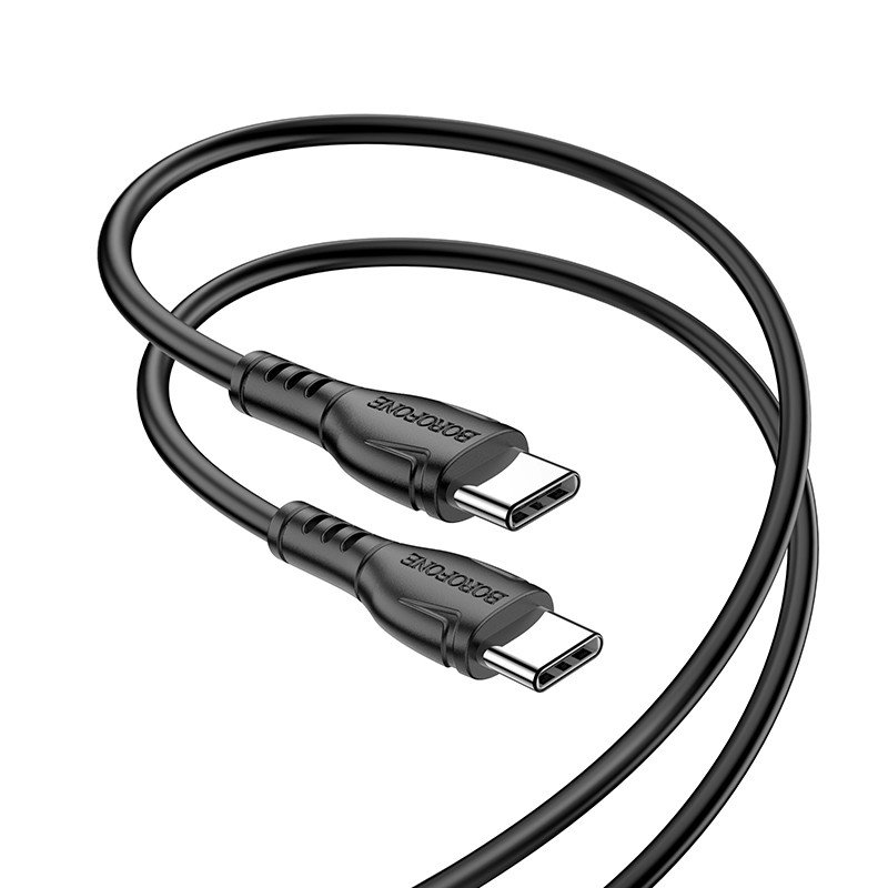 Дата-кабель Borofone BX51 Type-C-Type-C (PD 60 Вт) 1 м, черный