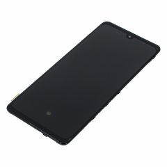 Дисплей для Samsung A515 Galaxy A51 (в сборе с тачскрином) в рамке (черный, premium)