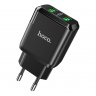 Сетевое зарядное устройство (СЗУ) Hoco N6 (2 USB), 2 А
