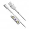 Дата-кабель Baseus CA1T3-B02 Zinc Magnetic (3 в 1) USB-Lightning/MicroUSB/Type-C (5 А), 1 м