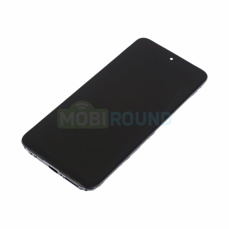 Дисплей для Xiaomi Redmi 10 (2021) (в сборе с тачскрином) в рамке, черный, 100%