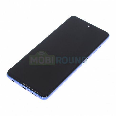 Дисплей для Xiaomi Poco X3 NFC / Poco X3 Pro (в сборе с тачскрином) в рамке (синий, orig100)