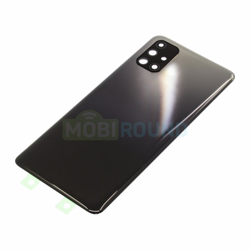Задняя крышка для Samsung M317 Galaxy M31s, черный, AAA