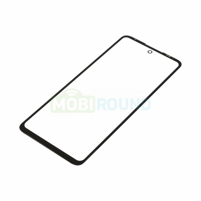 Стекло модуля + OCA для Motorola Moto G60S, черный
