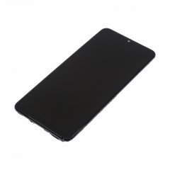 Дисплей для Samsung A125 Galaxy A12(в сборе с тачскрином) в рамке (черный, аналог)