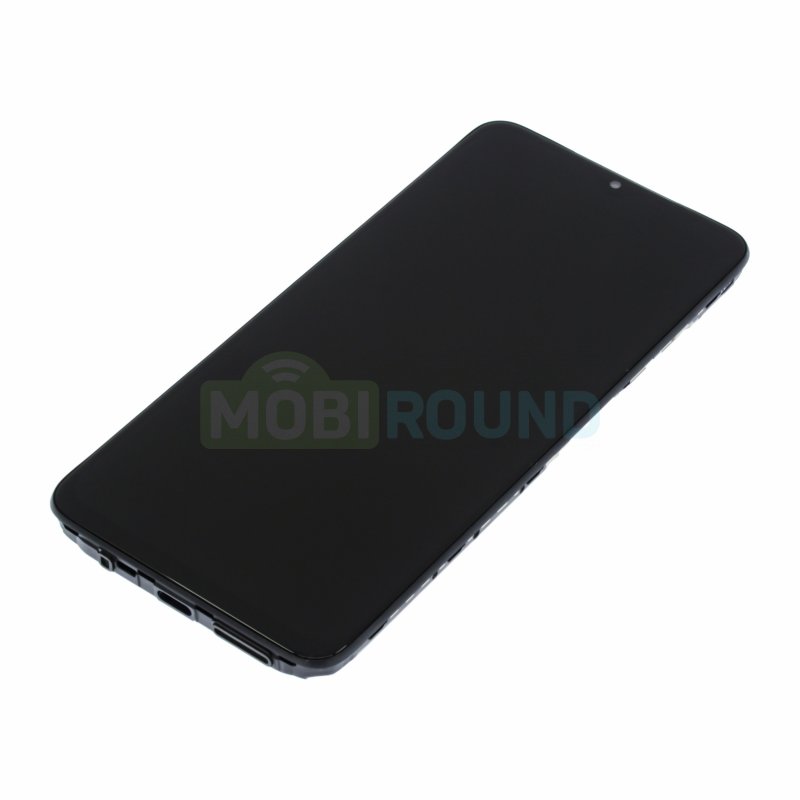 Дисплей для POCO M3 / Xiaomi Redmi 9T (в сборе с тачскрином) в рамке, черный, 100%