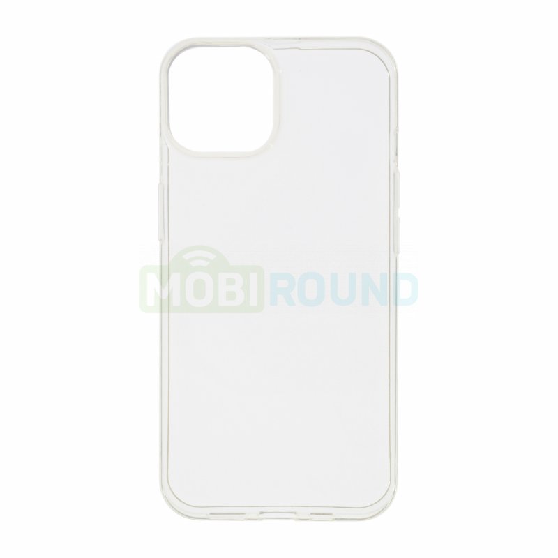 Силиконовый чехол Ultra Slim для Apple iPhone 14, прозрачный