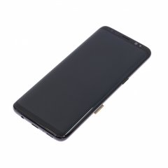 Дисплей для Samsung G950 Galaxy S8 (в сборе с тачскрином) в рамке (черный, premium)