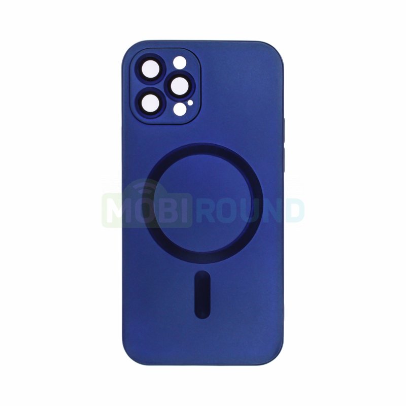 Силиконовый чехол Activ SM020 (MagSafe) для Apple iPhone 12 Pro, синий