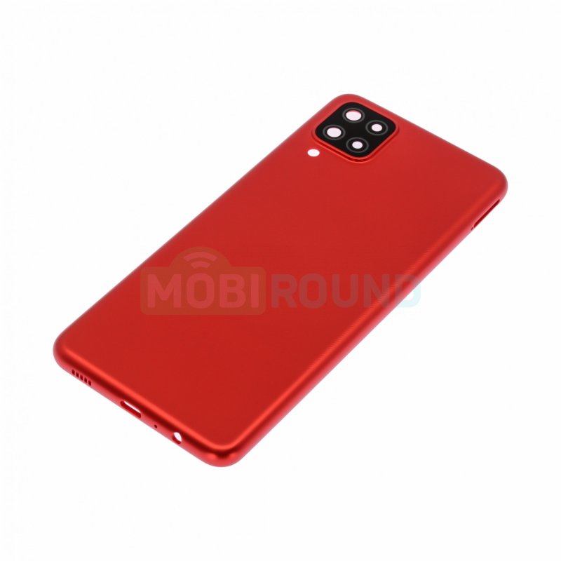 Задняя крышка для Samsung A125 Galaxy A12 / A127 Galaxy A12 Nacho, красный, AAA