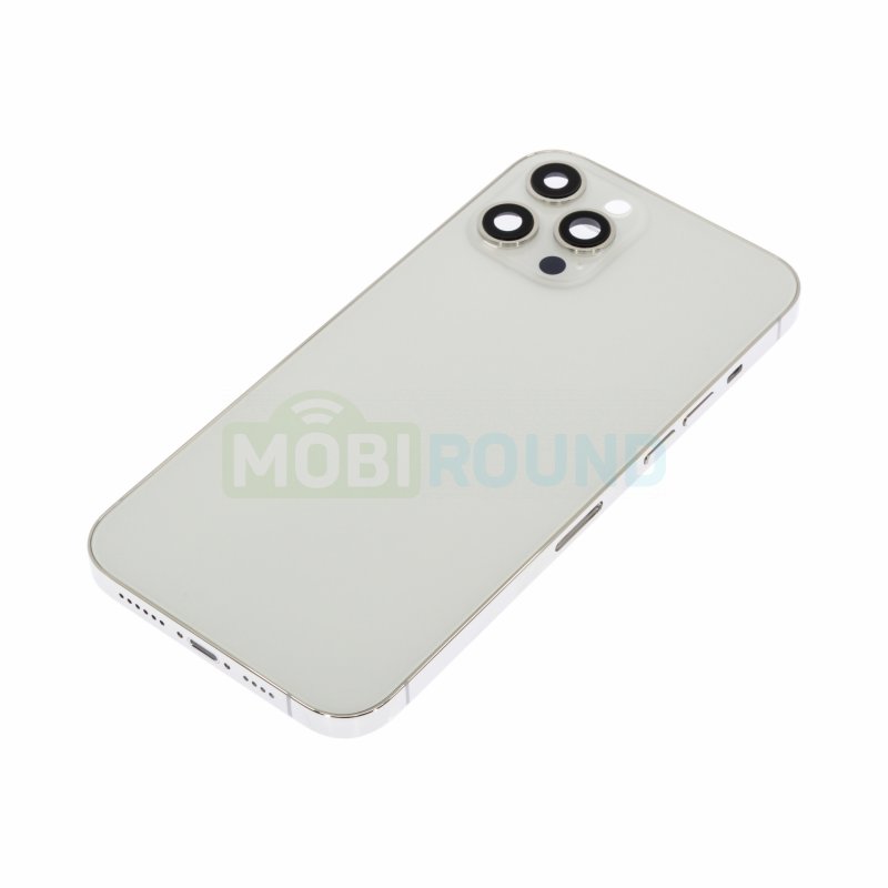 Корпус для Apple iPhone 12 Pro Max, серебро, AA
