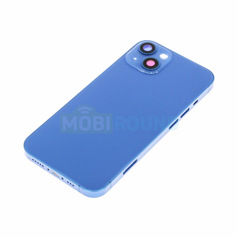 Корпус для Apple iPhone 13, синий, AAA