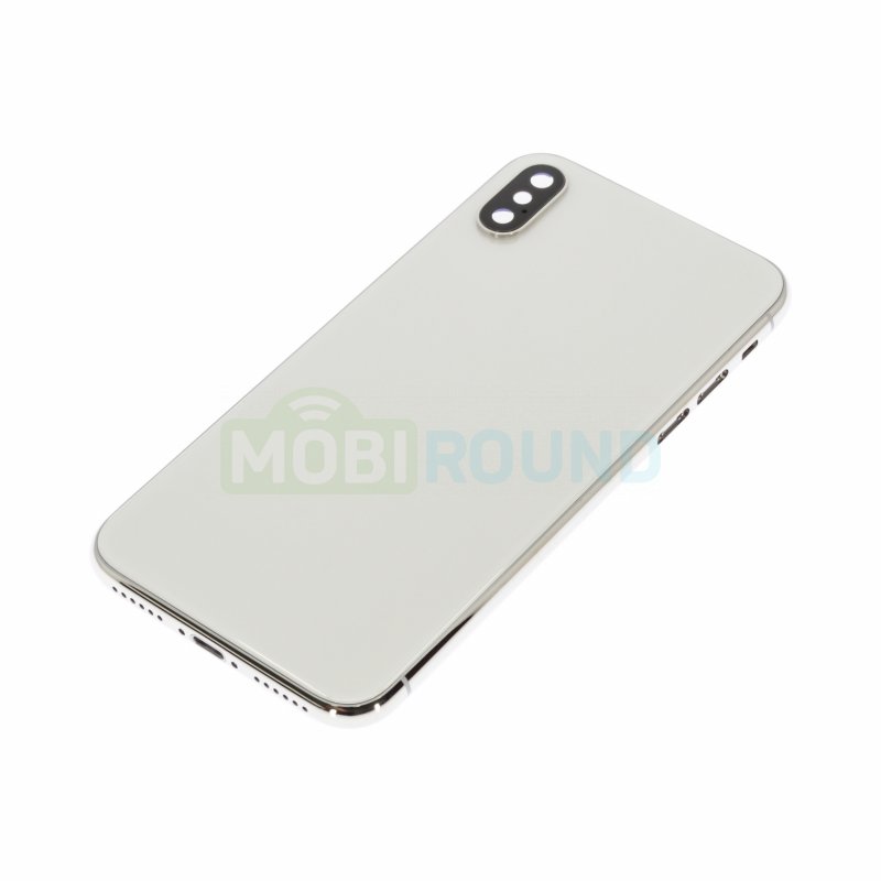 Корпус для Apple iPhone X, серебро, AAA