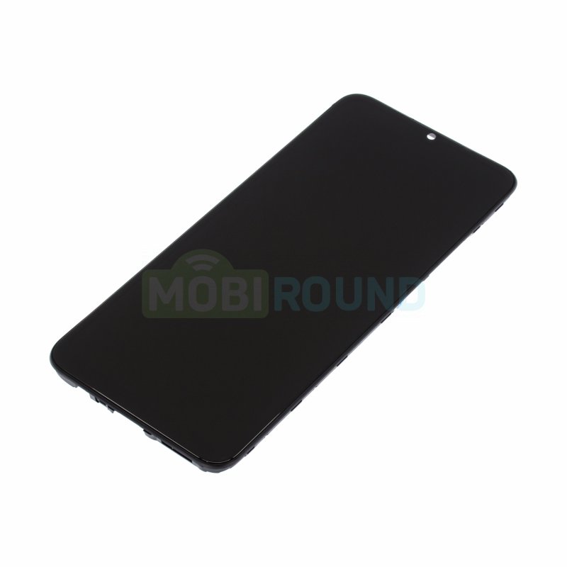 Дисплей для OPPO A16K (в сборе с тачскрином) в рамке, черный