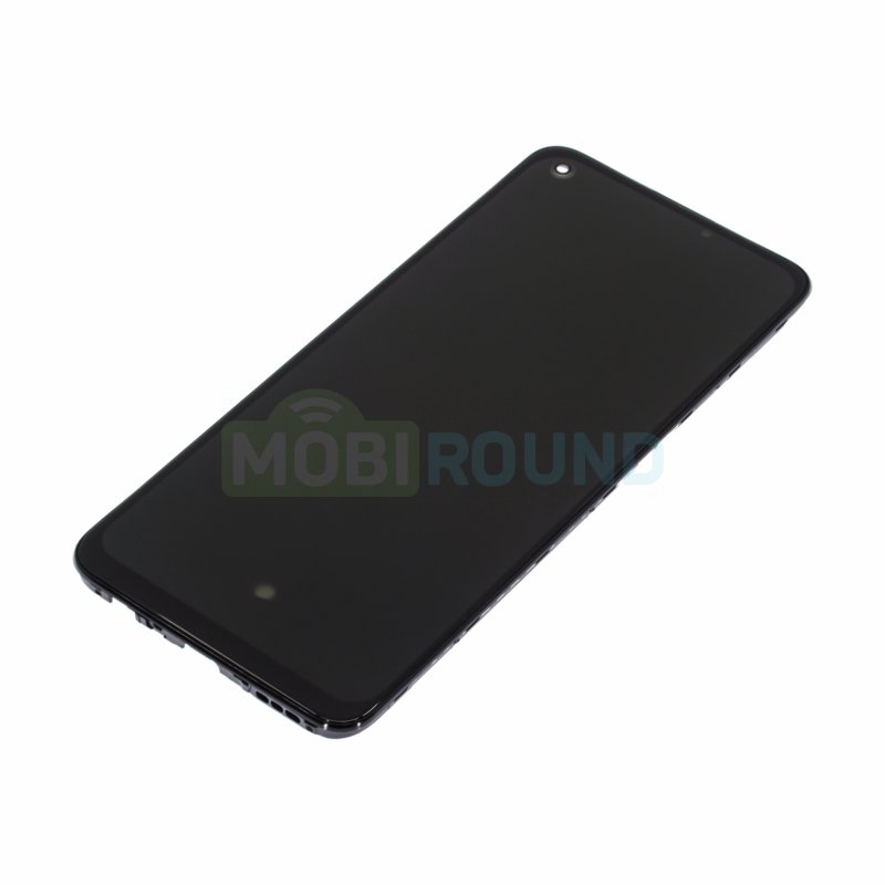 Дисплей для OPPO A95 4G (в сборе с тачскрином) в рамке, черный, AAA