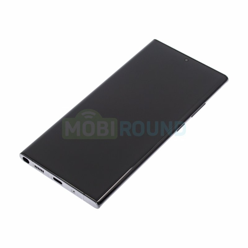 Дисплей для Samsung N985 Galaxy Note 20 Ultra 4G (в сборе с тачскрином) в рамке, черный, 100%