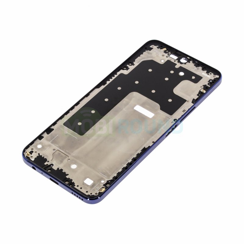 Рамка дисплея для Honor X8 4G (в сборе) синий