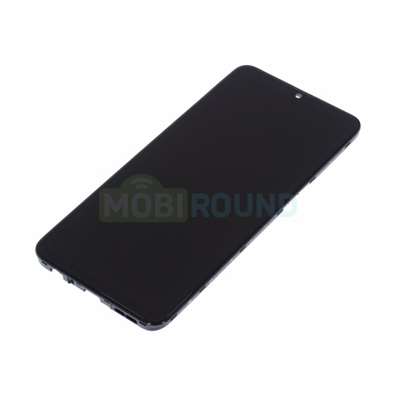 Дисплей для Realme 5 Pro (в сборе с тачскрином) в рамке, черный, AA