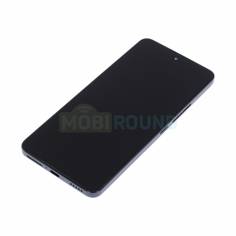 Дисплей для Xiaomi 12 Lite (в сборе с тачскрином) в рамке, черный, 100%
