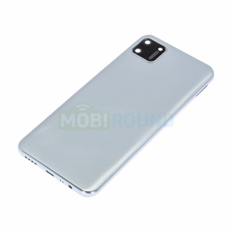 Задняя крышка для Realme C11 (2020) серебро, AAA