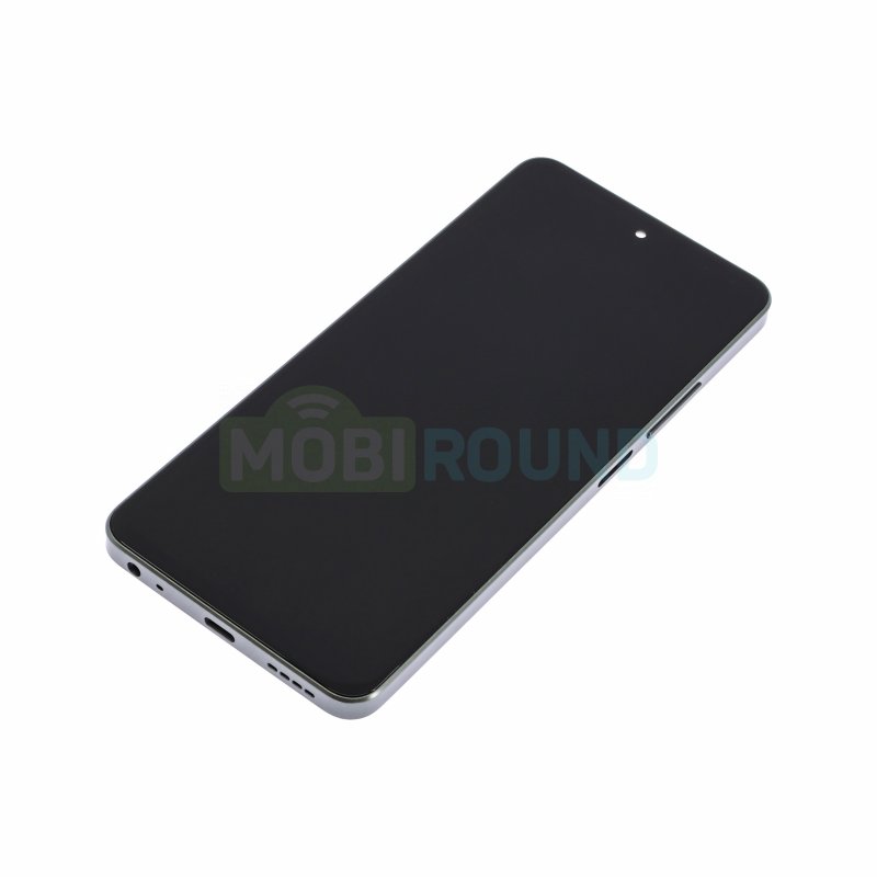 Дисплей для Realme C67 4G (в сборе с тачскрином) в рамке, черный, AAA