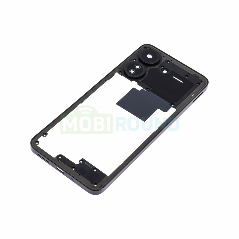 Средняя часть корпуса для POCO C65 4G, черный