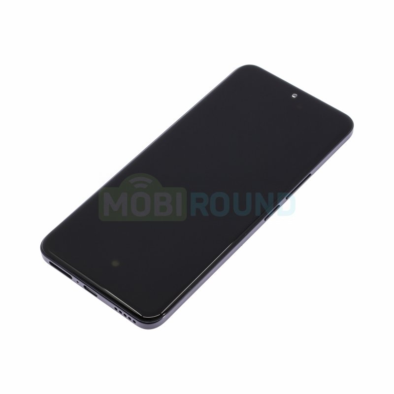 Дисплей для Honor 200 5G (в сборе с тачскрином) в рамке, черный, 100%