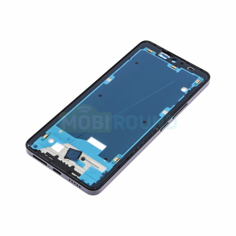 Рамка дисплея для Xiaomi Redmi Note 13 Pro 5G / POCO X6 5G (в сборе) черный