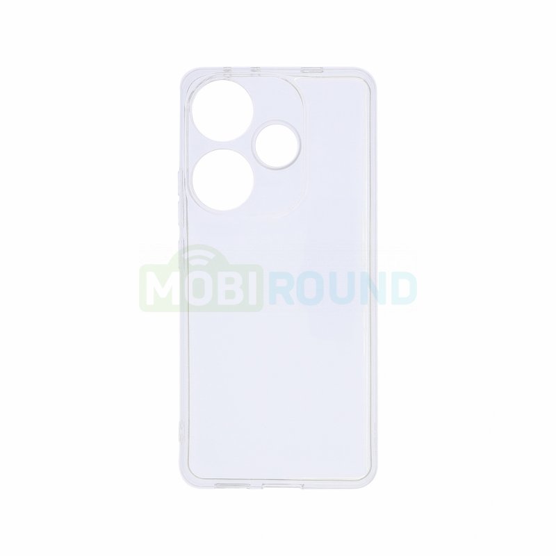Силиконовый чехол Ultra Slim для POCO F6 5G, прозрачный