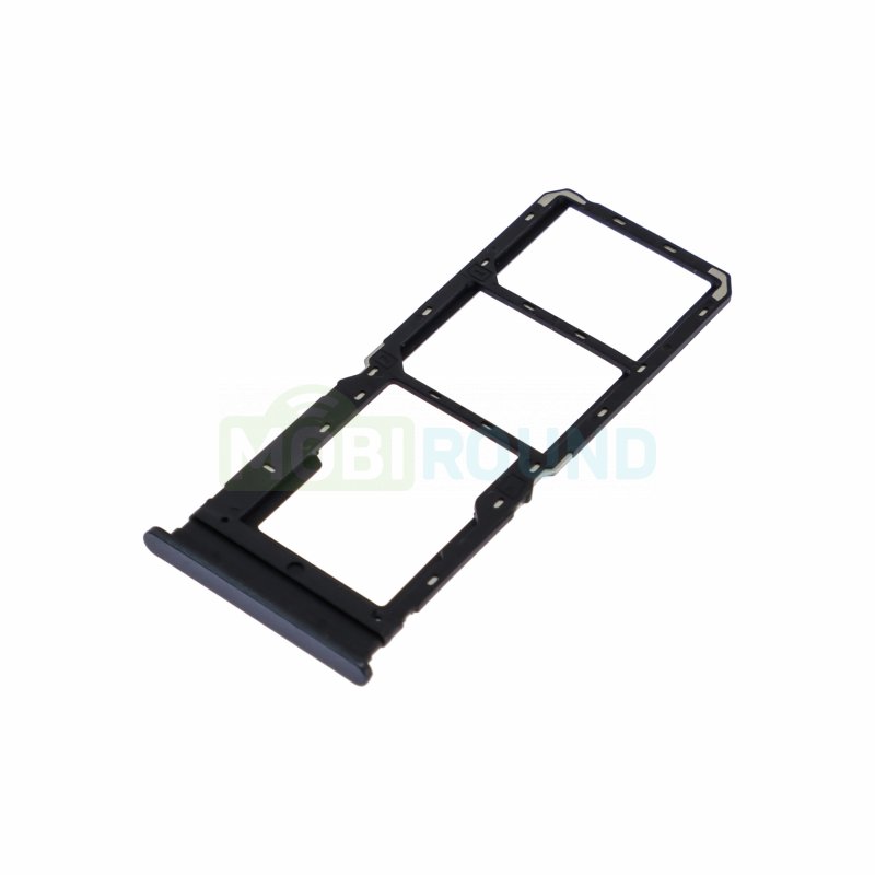 Держатель сим карты (SIM) для Vivo Y02s, черный