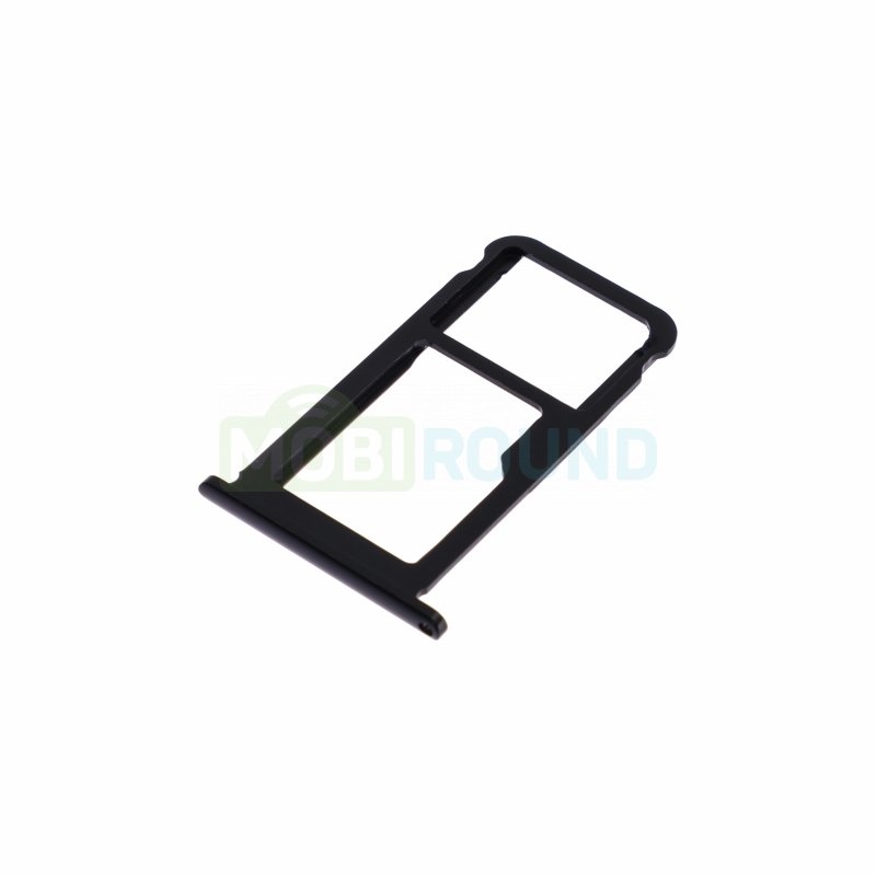 Держатель сим карты (SIM) для ZTE Blade A7 (2020) черный