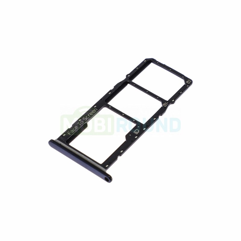 Держатель сим карты (SIM) для ZTE Blade V40 Vita, черный