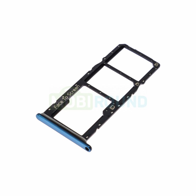Держатель сим карты (SIM) для ZTE Blade V40 Vita, зеленый