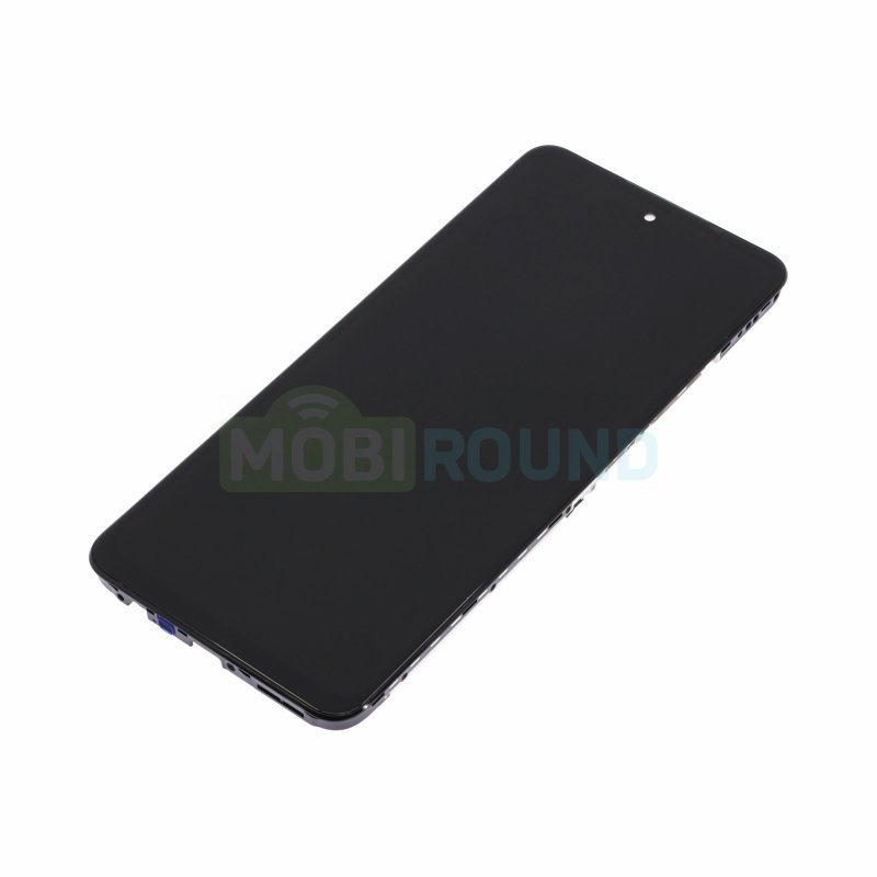 Дисплей для Realme C65 4G (в сборе с тачскрином) в рамке, черный