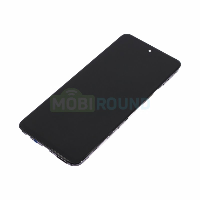 Дисплей для Realme C67 5G (в сборе с тачскрином) в рамке, черный, AAA