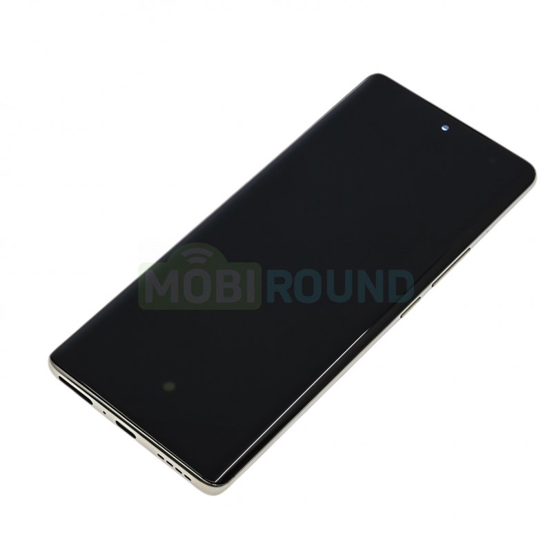 Дисплей для Infinix Note 40 Pro 4G (в сборе с тачскрином) в рамке, золото, AAA