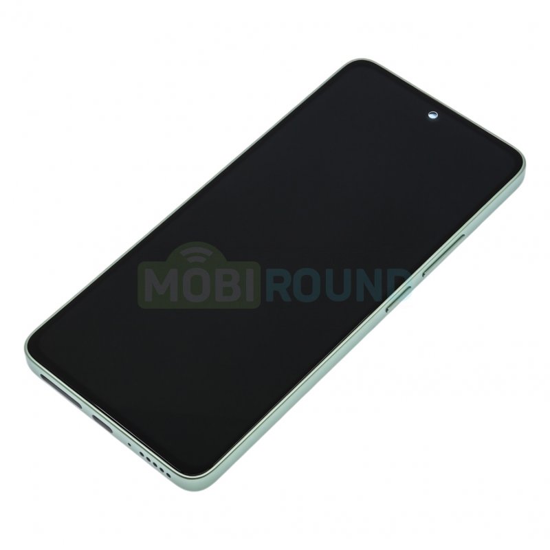 Дисплей для Xiaomi Redmi Note 13 4G (в сборе с тачскрином) в рамке, зеленый, 100%