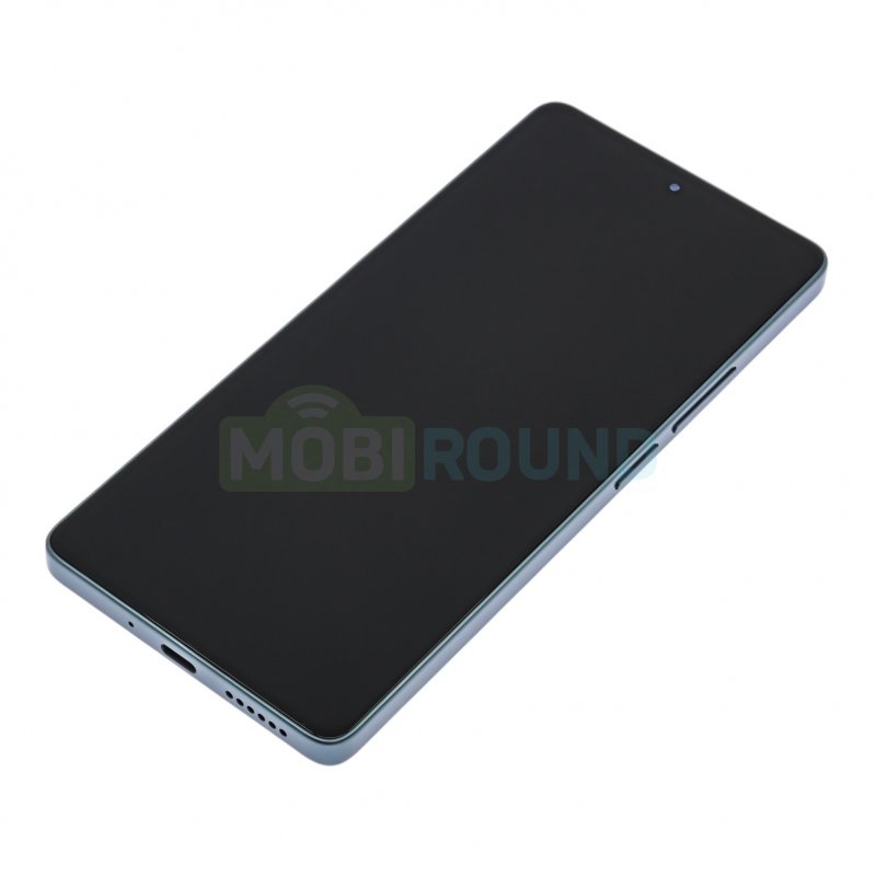 Дисплей для Xiaomi Redmi Note 13 Pro 4G (в сборе с тачскрином) в рамке, зеленый, 100%